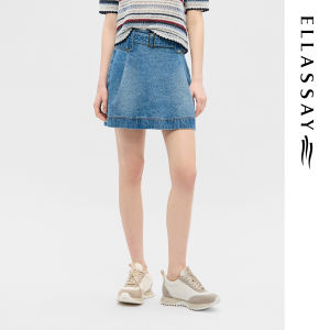 ELLASSAY | Women Denim Half Skirt