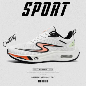 SOCRS Fashion Mens Running Shoes White Shoes Student Sneakers Soft Breathable Non Slip Sports Shoes Mesh