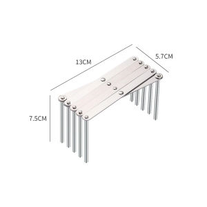 1Pc Foldable Kitchen Dish Drain Rack Dinnerware Storage Organizer Tray Plate Drying Shelf Cups Display Stand Drainer Holder