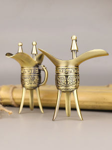 Đồ Đựng Rượu Bằng Đồng Giả Cổ Đồ Đựng Rượu Dụng Cụ Uống Rượu Cốc Rượu Trắng Quà Tặng Thương Vụ Cốc Rượu Có Thể Uống Rượu