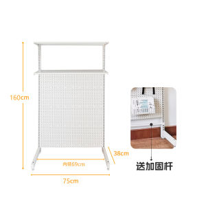 Xiao Guo ชั้นหนังสือแบบมีรูชั้นวางของในโต๊ะหนังสือแบบตั้งพื้นทั้งชิ้นชั้นวางแบบมีรูวางบนโต๊ะแบบตั้งพื้นชั้นเก็บของประหยัดพื้นที่