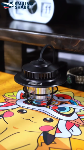 SMILING SHARK Camping Light Outdoor Suspension Tent Light Type-c Rechargeable Camping Lamp 4Mode Stepless Dimming Waterproof Outdoor Camping Courtyard LY8267