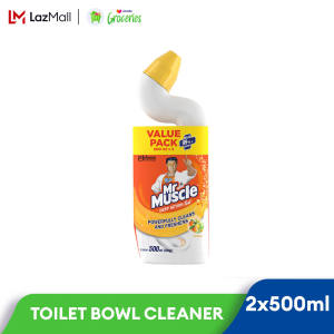 Mr Muscle Toilet Bowl Cleaner Citrus (500ml x 2) Twinpack
