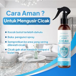 Spray Pengusir Cicak dengan Formula Dijamin Ampuh 100% Mengusir Cicak Secara Efektif dan Aman Tidak