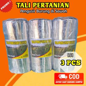 TALI PERAK 5 PCS MURAH / TALI PENGUSIR BURUNG SAWAH 800 METER - KUAT TIDAK KUSUT KILAUAN MAXIMAL