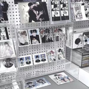 Thickened Acrylic Pull-Out Display Box Jibei Stand Storage Rack for Card Showcase Portable Desktop Organizer Storage Box