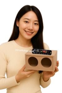BOX SPEAKER 3INCH ADA LUBANG MP3 KEKINIAN
