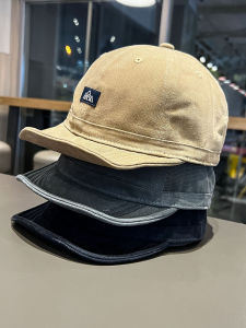 หมวกเบสบอลทรงสั้นสไตล์ย้อนยุคสไตล์ญี่ปุ่นสำหรับผู้ชายและผู้หญิง หมวกเบสบอลทรงสั้นแบบอเนกประสงค์สำหรับใส่ไปเที่ยวเล่นกีฬาในฤดูร้อน