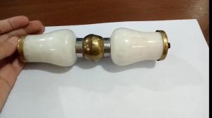 Bandul Batu Putih AS 3/4\" Ornamen Hiasan Tangga Pagar