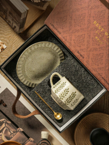 MODERN SWEETHOME | Underglaze Ceramic Coffee Cup Women Gift