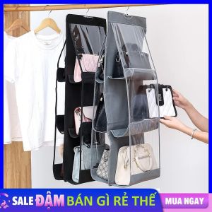 Túi đựng giỏ xách móc khóa chống bụi / Túi Treo Giỏ Xách 6 ngăn tiện lợi giữ túi xách khỏi bụi bẩn mất form dáng