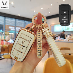 เคสกุญแจรถยนต์พับได้ Vinfast สำหรับ VF5เคสกุญแจรถยนต์พวงกุญแจ