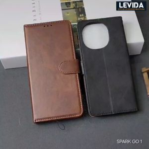 Leather Case Flip Tecno Spark 30 4G Tecno Spark 30 Pro Tecno Spark 30C Flip Cover Kulit Sarung Buku\nLeather Case Flip Tecno Spark GO 1 Flip Cover Kulit Sarung Buku