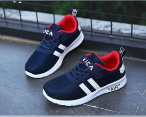 Sepatu anak laki-laki & perempuan motif EICA sekolah sd sepatu olahraga ukuran 26-35