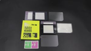 1Set For GB Game Console Display Screen Protector Lens Plastic Glass Screen Lens Cover +Tempered Glass Screen Protector