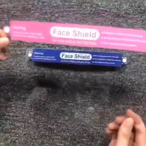 Reusable Face Shield For Kids Protector Direct Splash Protection Guard Transparent Safety Mask Full Face Protection Hygiene Full Cover Reusable Visor Anti Fog FaceShield Elastic Band CE Certification Comfort Sponge Pelindung Muka Kanak Kanak 儿童防护面罩