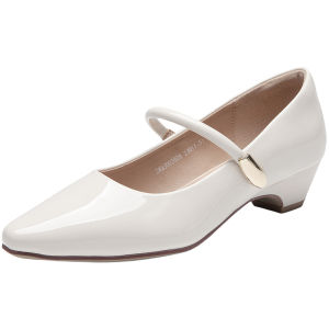 DUSTO | French Style Patent Leather Mary Jane Dress Shoes for Women