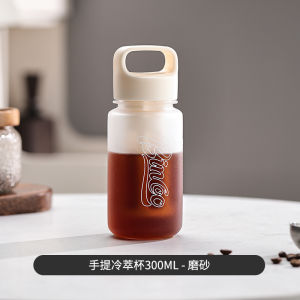 Bincoo ถ้วยกาแฟแบบดิ่งเย็น ถ้วยน้ำแข็งแบบปิด ถ้วยน้ำดื่มแบบพกพา ถ้วยน้ำบริสุทธิ์ สไตล์อเมริกัน ถ้วยน้ำแบบใส