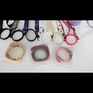 จัดส่งรวดเร็ว กว้าง2CMสายคล้องขวดน้ำ ซิลิโคน สายปรับได้65-125CM ขวกน้ำขนาดกว้าง6.5-10CM สำรับเดินทาง แบบพกพา