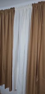 NON RING PLAIN CURTAINS FOR CHALKBOARD/DOOR/WINDOW/LABABO (Suksukan) GEENA FABRIC-sold per piece