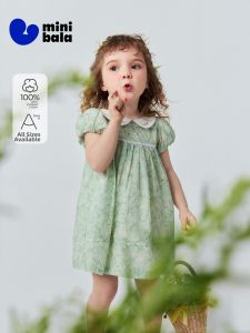 MINI BALA | Đầm Cho Bé Gái Cotton Thoáng Khí Ngọt Ngào