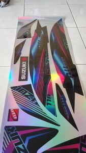ADDRESS 110 (COD) STIKER STRIPING MOTOR SUZUKI ADDRESS 110 STIKER LIST STIKER MOTOR DESAIN RACING HOLOGRAM DAN TRANSPARAN BISA COD IP. PROJECT.KODE 06