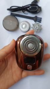 Máy cạo râu cầm tay mini tích điện dao 18 lưỡi pin 500mAh