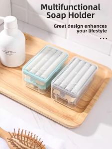 TAOKOU | Hand-free Bubbling Drainable Cover Soap Box and Brush
