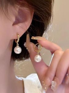 Hoa Tai Ngọc Trai Thanh Lịch Dành Cho Nữ Hoa Tai Thời Trang Mới Ra Lò Ngọt Ngào Có Sẵn Chất Liệu Đồng Giá Cả Hợp Lý