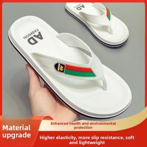 Mens Summer New Wear-resistant Casual Anti-slip Outdoor Beach Universal Clog Slippers Comfortable Fashionable PVC Material
