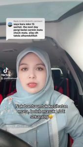 Free Gift Rawat Mata Rabun Silau Selaput Mata Cerah Adina Beauty Perisa Mixberry Honeydew Susu Kambing HALAL