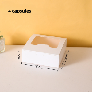 Eggyolk Cake Box Packaging S/M/L cupcakes boxes Wedding/Birthday home party pastry gift boxes