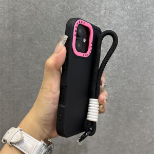 Dile Applicable 17 16 Phone Case Simple Color Collision Lens Skin Feel Silicone 15 pro Soft Shell 14 High Level 13 Anti Fall 12 Protective Case Personality 16 plus
