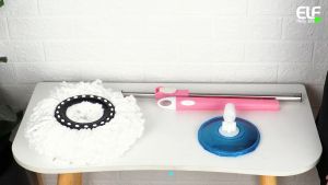 BAAN Premium Mop ไม้ถูพื้น พรีเมี่ยม ไม้ถูพื้นหมุนได้ 360 องศา ไม้ถูพื้นสแตนเลส แข็งแรงทนทาน ไม้ม็อบ รุ่น 4996