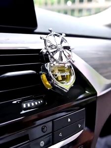 Nước hoa kẹp cửa gió điều hòa ô tô CATIANPAI thiết kế cánh quạt xoay khử mùi xe hơi hiệu quả
