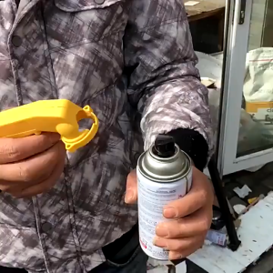 Portable Power Spray Gun Self-Spraying Paint Handle Universal Refurbishment Color Change Tool Car Paint Sprayer Aerosol Can Nozzle Spray Film/Coating Applicator Easy Grip