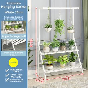 YUHONG | Multipurpose Plant Shelf Foldable Multi-tiered