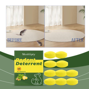 MoonSpry 10 Pack Rat Repellent Pill Home Indoor and Outdoor Use to Reduce Mouse Interference Convenient Rat Repellent Pill