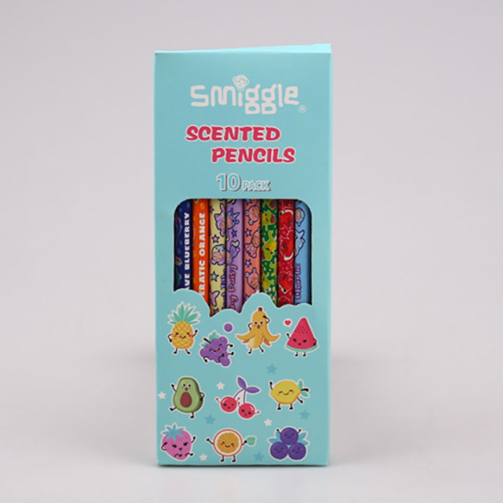 Australian Smiggle Cartoon Color Lead Primary School Student HB Pencil Series Gift Paper Box