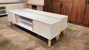 QC Home Rack TV Almari TV Cabinet TV Console TV Storage Savannah