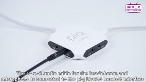 XOX piq Live1.5 Tương thích với soundcardmic và tai nghe