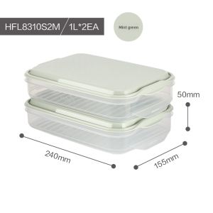 LocknLock | Compartmentalized Freshness Preservation Dumpling Box Multi-layer Tray