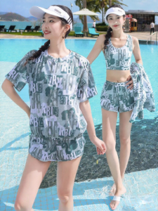 Barbie | Flattering and Slimming Women and Girls Three-Piece Bikini Set