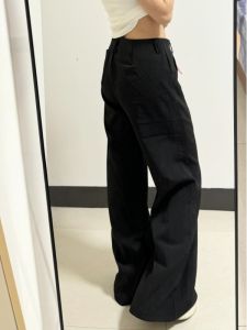 Quần Ống Loe Cạp Thấp Dài 180cm Cho Nữ Dáng Dài Thường Ngày Rộng Rãi Dài Đến Sàn Quần Ống Loe Phong Cách Công Sở