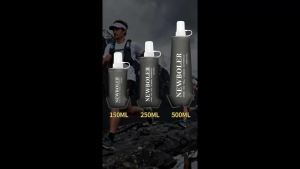 NEWBOLER | NEWBOLER 150/250/500ml Soft Flask Folding Collapsible Water Bottle TPU BPA Free Outdoor Sport Portable Water Bag Running Camping