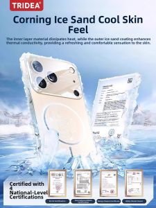 Tridea | Magnetic Heat Dissipation Anti-drop Bracket Ultra-thin Matte Full-lens Coverage Phone Case