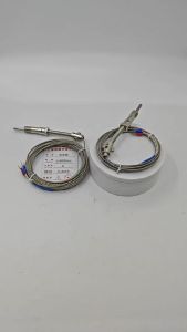 Thermocouple Type K Bayonet Probe Kabel 2M 5M Stainless Temperature Sensor Suhu Tipe K 0-800°