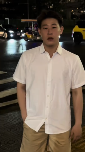 Áo Sơ Mi Tay Ngắn Slippery - 88635 - Big Size Upto 5XL