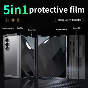 Protecting Privacy PPF Hydrogel Film For Samsung Galaxy Z Fold 3 4 5 6 7 Z Fold7 Z Fold6 Z Fold5 Z Fold4 Z Fold3 5G Folding Soft Matte HD Clear Anti Blue Light Anti Spy Peeping Screen Protector