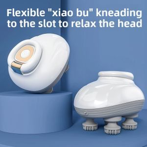 Automatic Electric Head Massager Scalp Therapy Device Relieves Headaches Massage Master KK-012 Dual Power Supply Sleep Aid